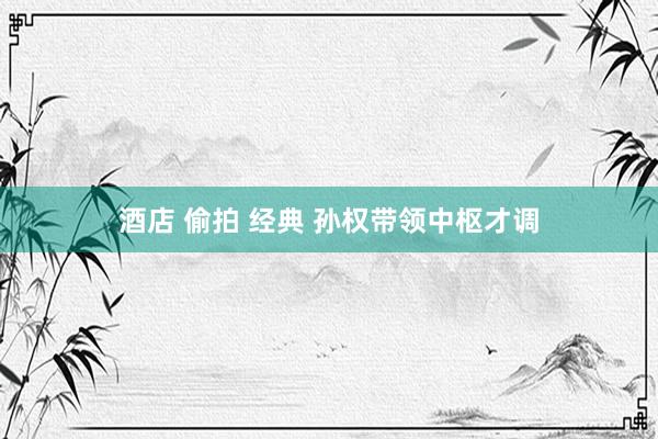 酒店 偷拍 经典 孙权带领中枢才调